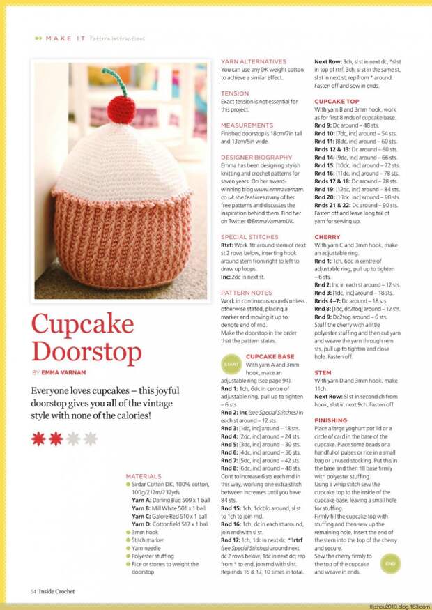 Inside Crochet №54 2014 - 紫苏 - 紫苏的博客 Inside Crochet №54 2014 - 紫苏 - 紫苏的博客