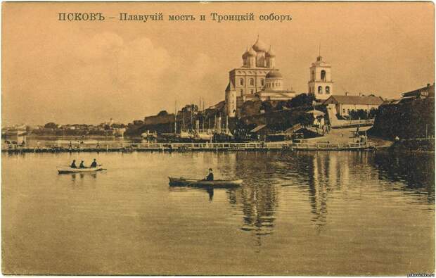 Плавучий мост и Троицкий собор Плавучий мост и Троицкий собор