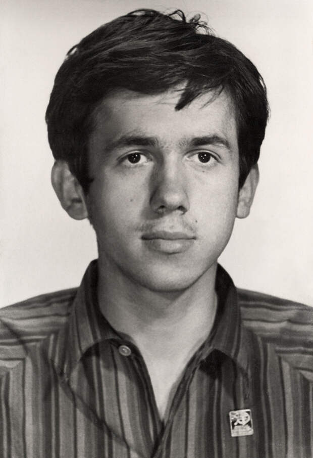 Студент первого курса ГИТИСа. 1969 год.