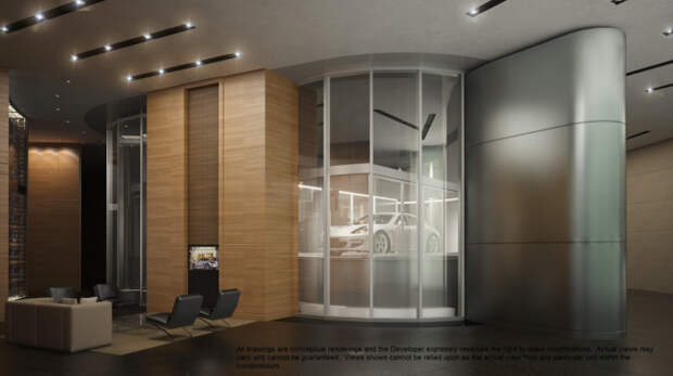 porsche design пентхаус с лифтом для машины майями флорида (15)