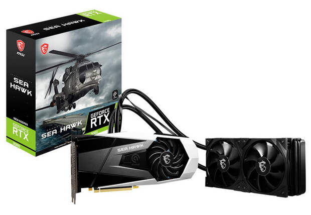MSI выпустила GeForce RTX 3080 Sea Hawk X с гибридной системой охлаждения