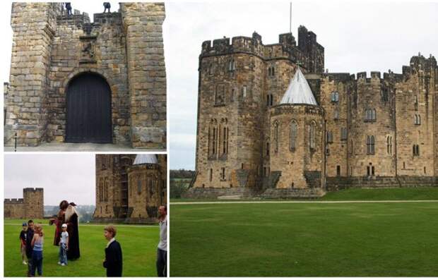 Замок Алник в Англии - прототип Школы Чародейства и Волшебства Хогвартс.