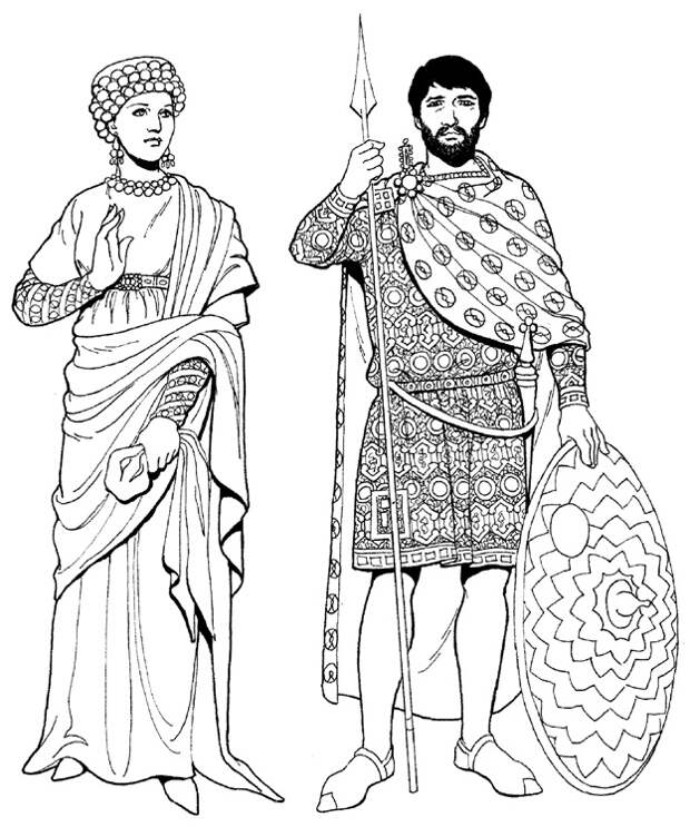 Галла Плацидия и Валентиниан III 