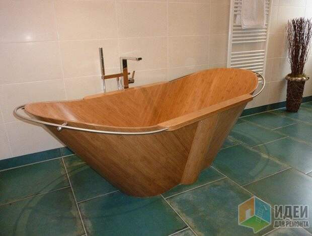 Ванна из дерева, ванна из бамбука