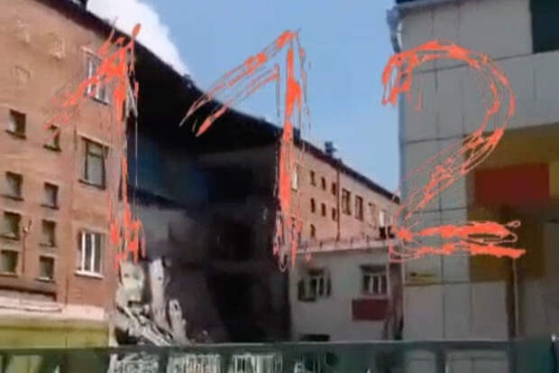 "112": в Кузбассе обрушился Дворец творчества в конце учебного дня