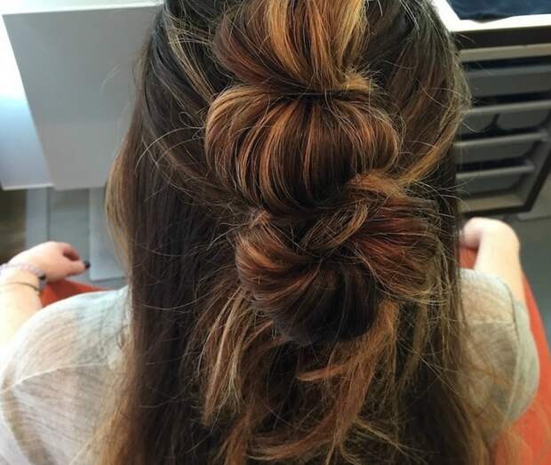 Half-up Double Knot Hair Tutorial