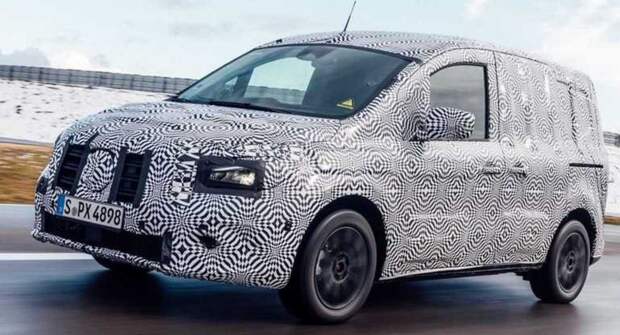 Mercedes показал на фото электрический фургон eCitan 2022