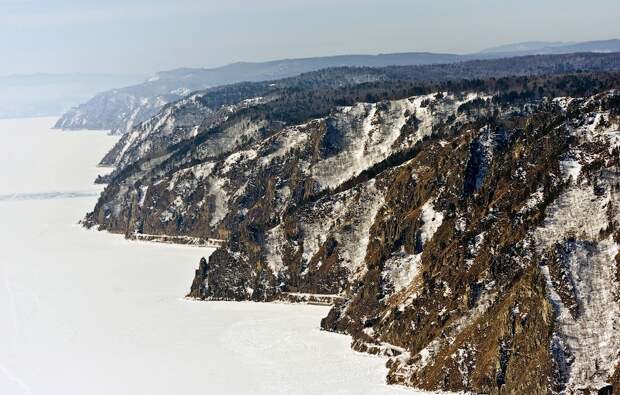 Зимний Байкал байкал, зима, интересное, озеро
