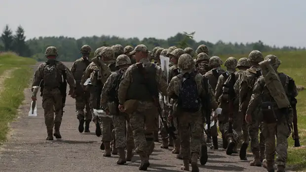 Во Львове прошла церемония открытия международных учений Rapid Trident — 2018