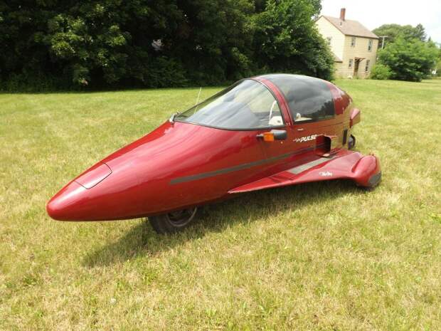Мотоцикл Pulse Autocycle 1986 в форме самолета