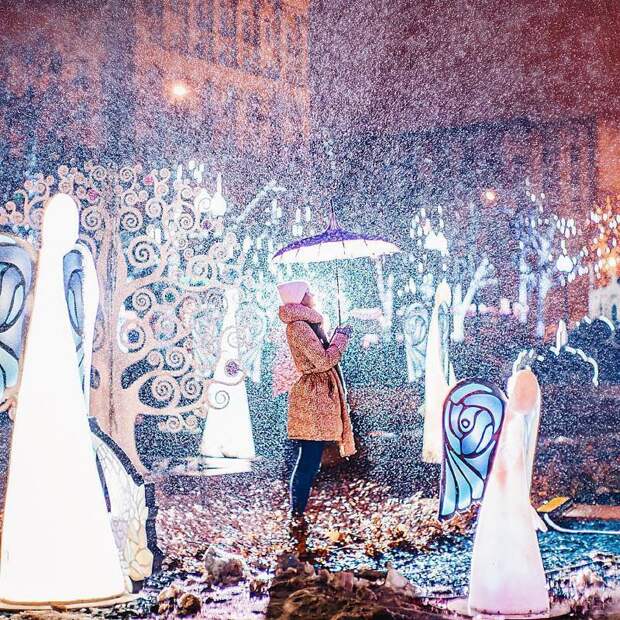 Сказочная новогодняя Москва в фотографиях Кристины Макеевой 