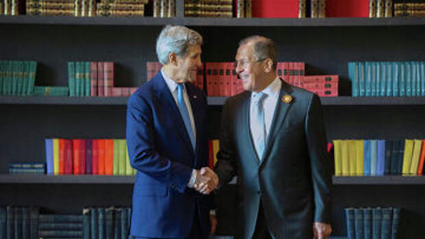 Встреча главы МИД РФ С. Лаврова и госсекретаря США Дж.Керри Встреча главы МИД РФ С. Лаврова и госсекретаря США Дж.Керри