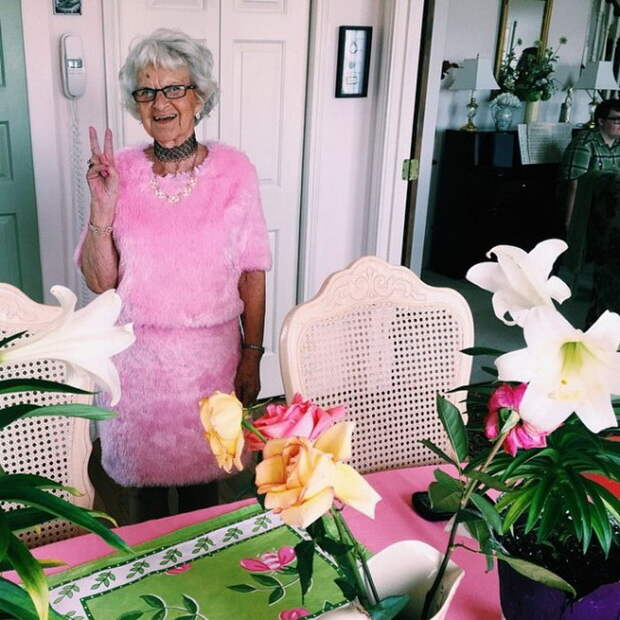 86-летняя бабуля Baddie Winkle и ее офигеннный Instagram