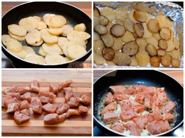 Картошка с грибами и мясом: лучшие рецепты с фото