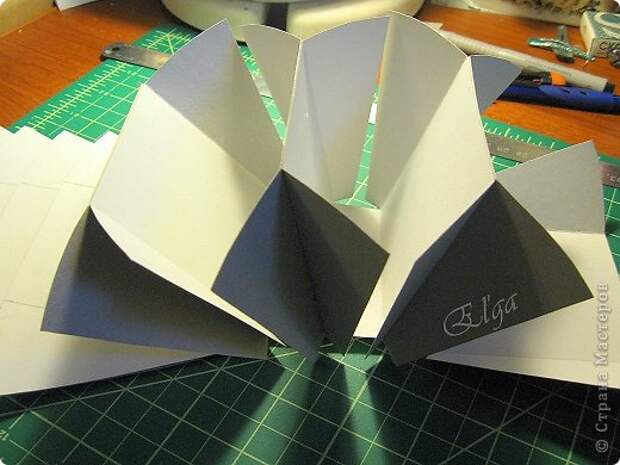 Мастер-класс Моделирование конструирование Чайное колесо Картон Клей Салфетки фото 7