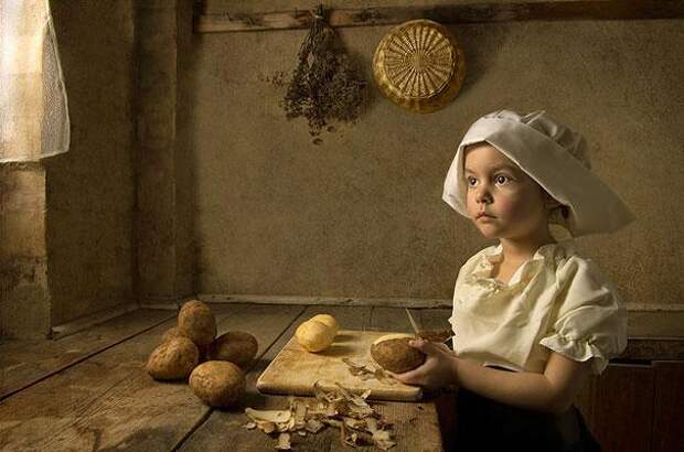 5-летняя девочка  картины барокко билл гекас