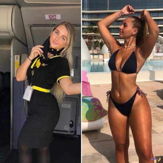 Раздеваем стюардесс! &#9992;&#65039; - 12