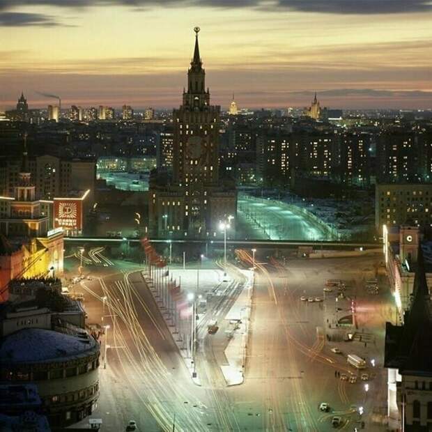 Площадь трех вокзалов в Москве, 1978 год