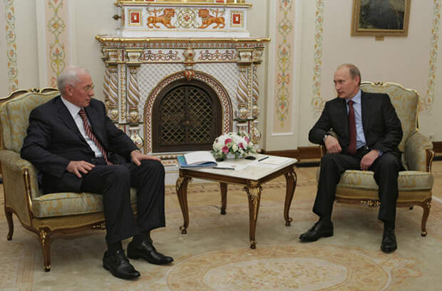 Премьер-министр РФ Владимир Путин и премьер-министр Украины Николай Азаров|Фото: premier.gov.ru