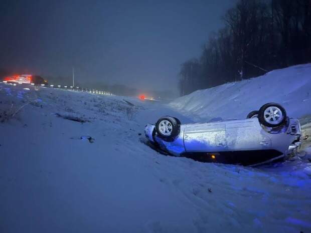 47 ДТП за сутки: в Приморье два человека погибли из‑за снегопада и гололедицы