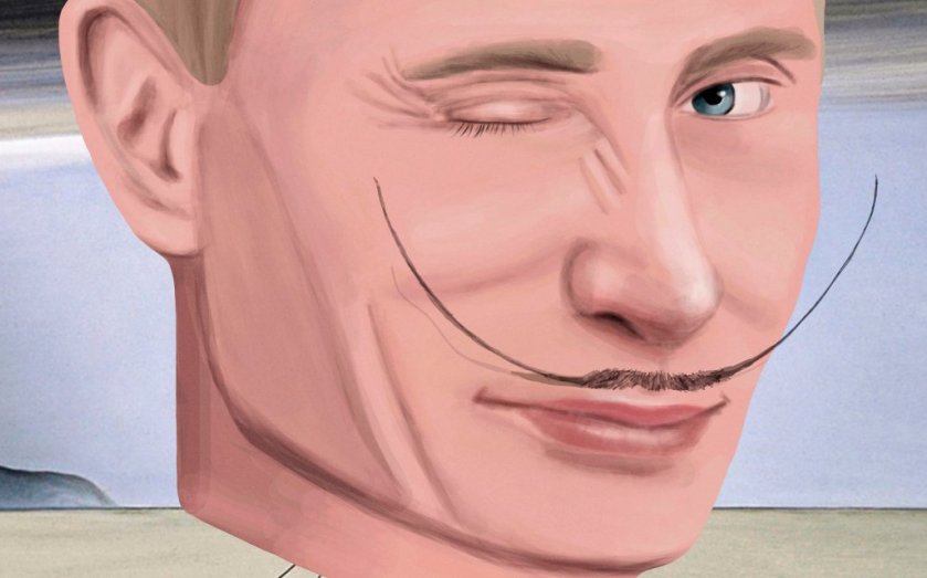 City A.M.: Путина ко дню рождения превратили в Бэтмена и Ганди