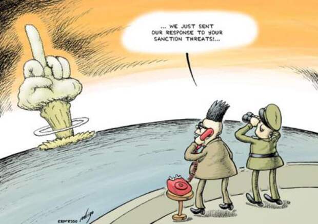 The korea herald карикатура на теракт. Ядерный взрыв карикатура. Ядерное оружие карикатура. Атомная бомба карикатура. Атомный взрыв карикатура.