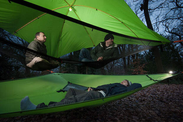 Дом на дереве: многоярусная палатка-гамак Tentsile, палатка-гамак