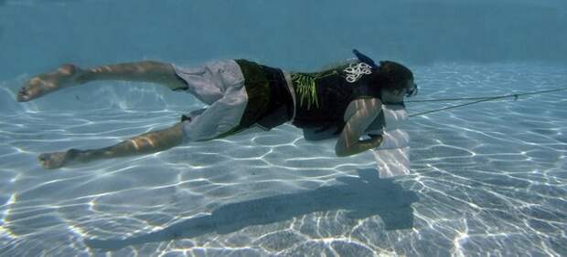 Новый экстремальный вид спорта: Подводный бординг (underwater boarding)