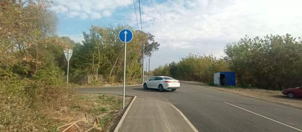 В Туле водители игнорируют знак одностороннего движения при съезде с моста