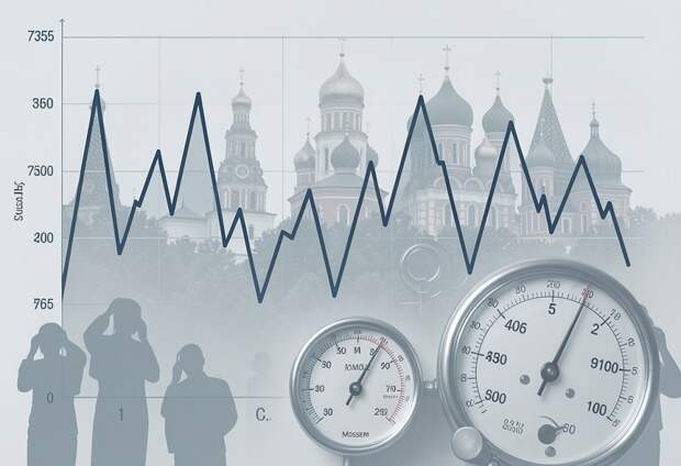 Барическая пила в Москве может угрожать здоровым из-за скачка давления до 760 мм