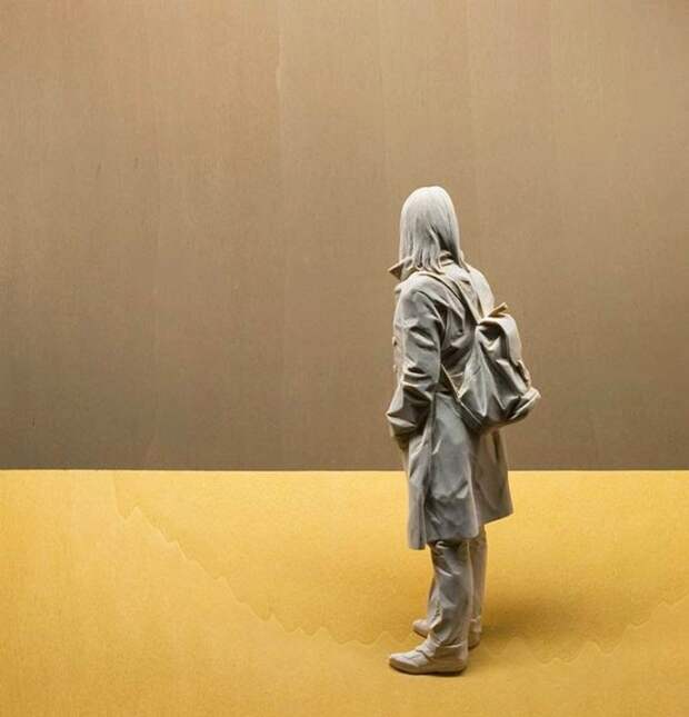 Гиперреалистичные скульптуры из дерева. Peter Demetz