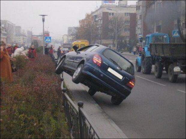 Чудеса парковки parking, авто, курьез, парковка