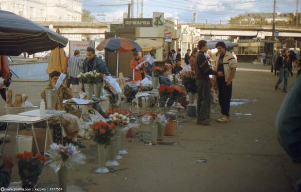 Прогулка по Москве 1994 года 90-е, история, москва, столица, улица