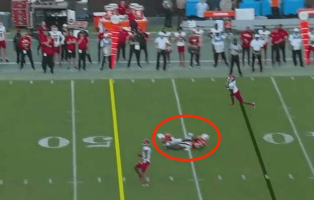 Miami Louisville Collision Touchdown Coleman