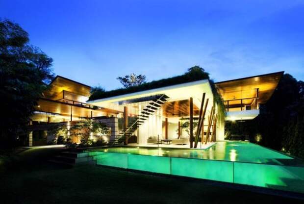 Дизайн дома с ивами от Guz Architects