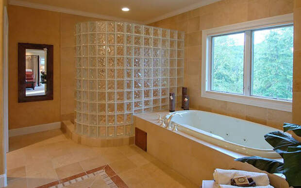 Красивые интерьеры ванных комнат