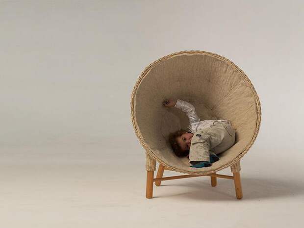 Плетеная детская мебель, оригинальная мебель для детской и игровой
