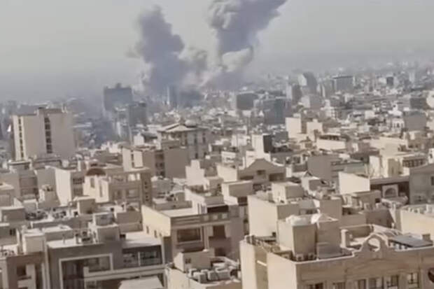 Мощный удар Израиля по Ирану попал на видео