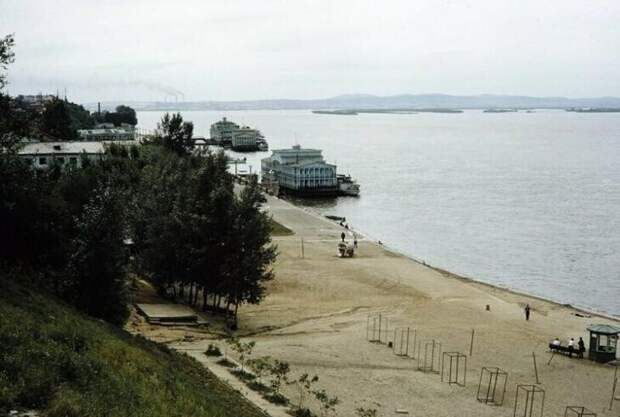 Вид на реку Амур, 1959 год