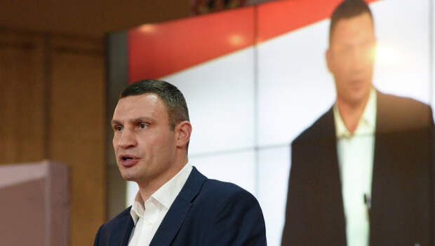 Лидер объединенной партии Солидарность, мэр Киева Виталий Кличко