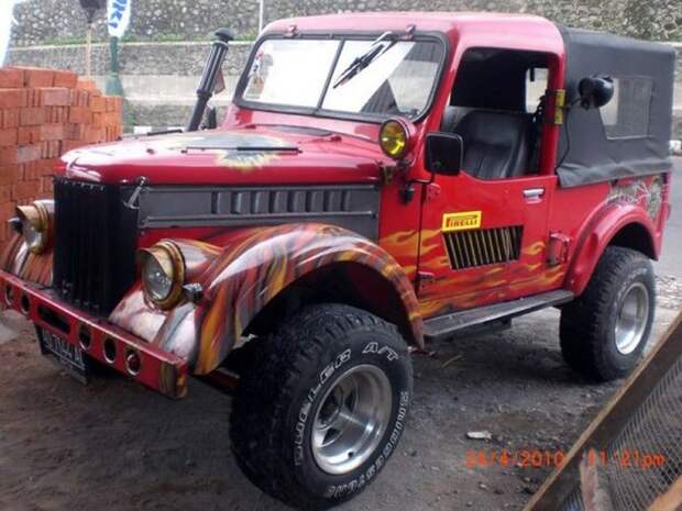 Наш "Козлик" в далекой Индонезии авто, газ, газ-69, индонезия