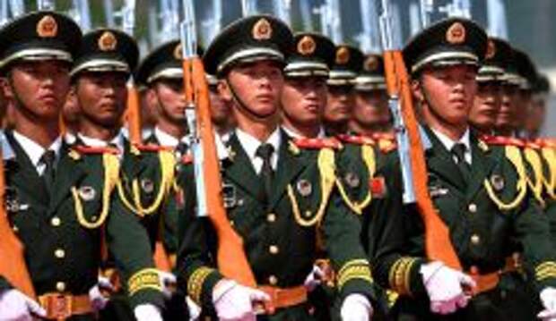 Репетиция военного парада в Пекине по случаю 70-й годовщины победы над фашизмом во Второй мировой войне
