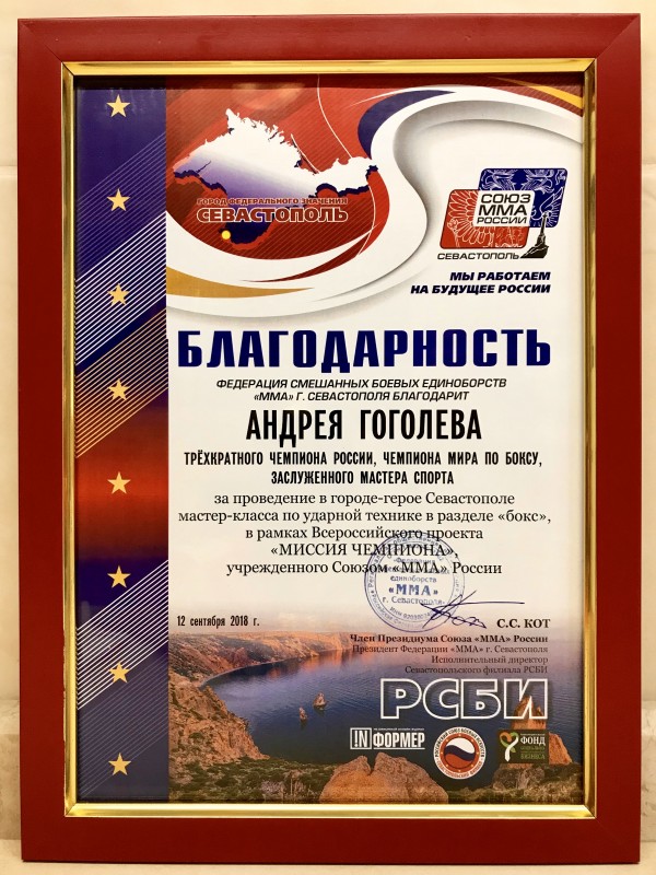 «Миссия чемпиона»!