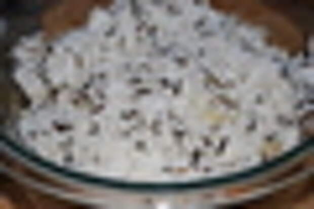 sausages with mushrooms and mixed rice (2)