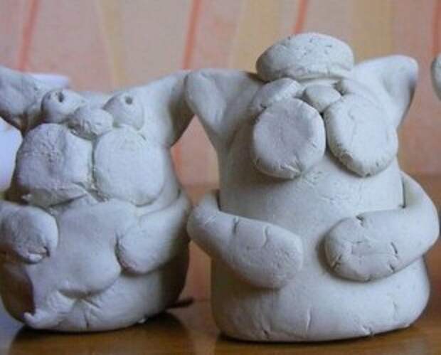 кот из глины