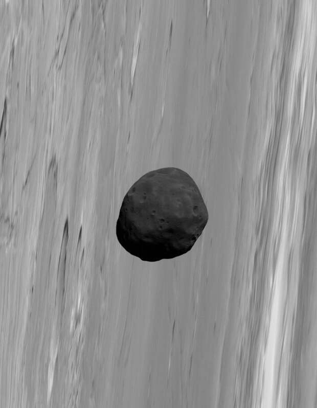 Марсианский спутник Фобос, запечатленный орбитальным аппаратом Mars Express