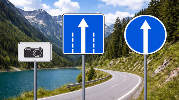 Круглый и квадратный знак со стрелкой вверх: в чём разница и когда нарушение грозит лишением прав