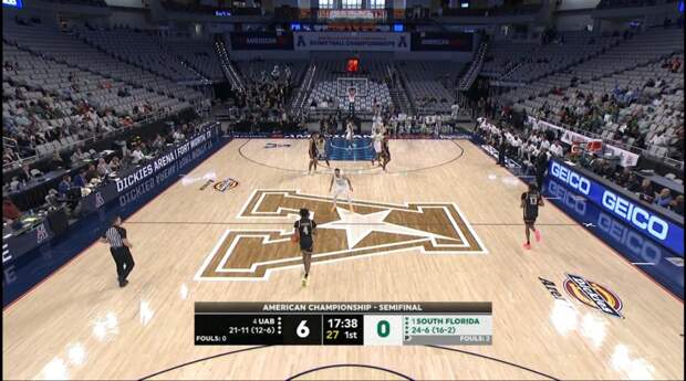 AAC Basketball Tournament Crowd