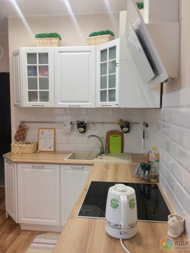 Уютная белая кухня 11 кв м и куча лайфхаков, как сэкономить целое состояние