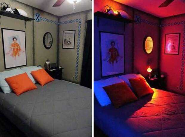 Спальня в Portal-стиле дизайн, интерьер, кино, компьютерные игры